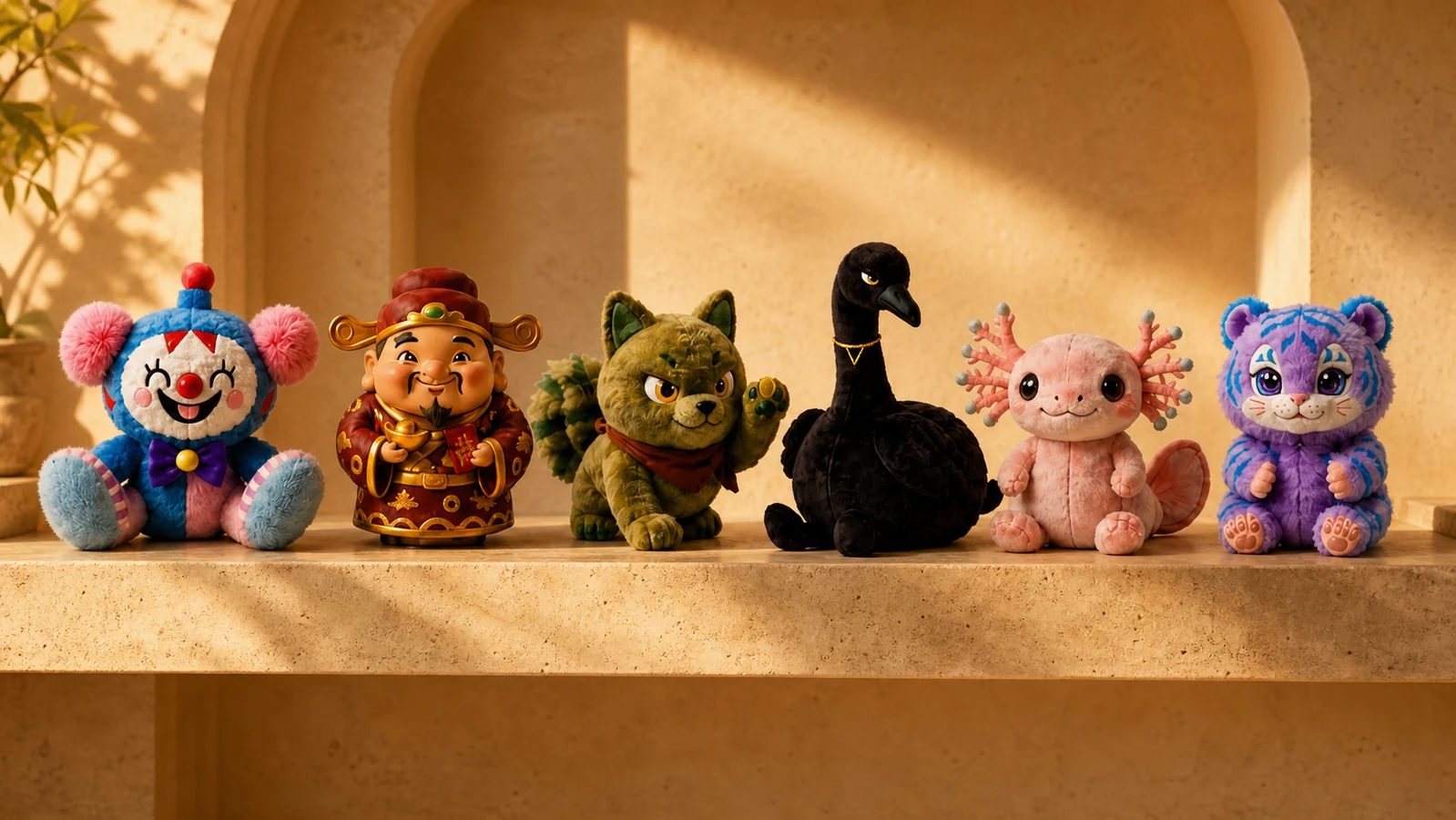 The six original Leela characters together in one coherent world